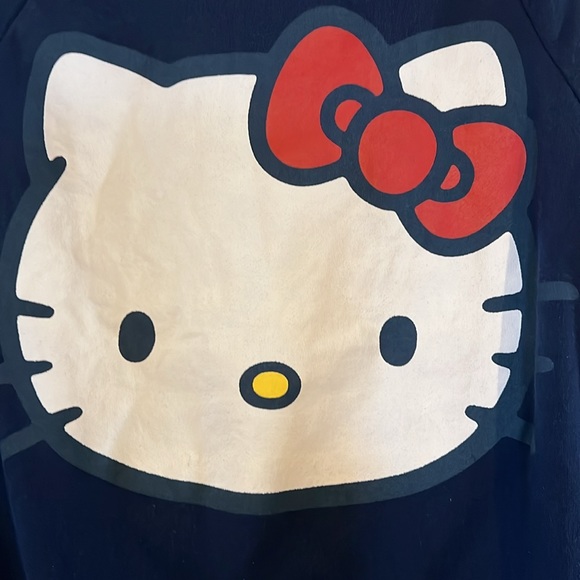 Hello Kitty Vintage crewneck Navy Blue  sweatshirt  woman’s S - Picture 2 of 7
